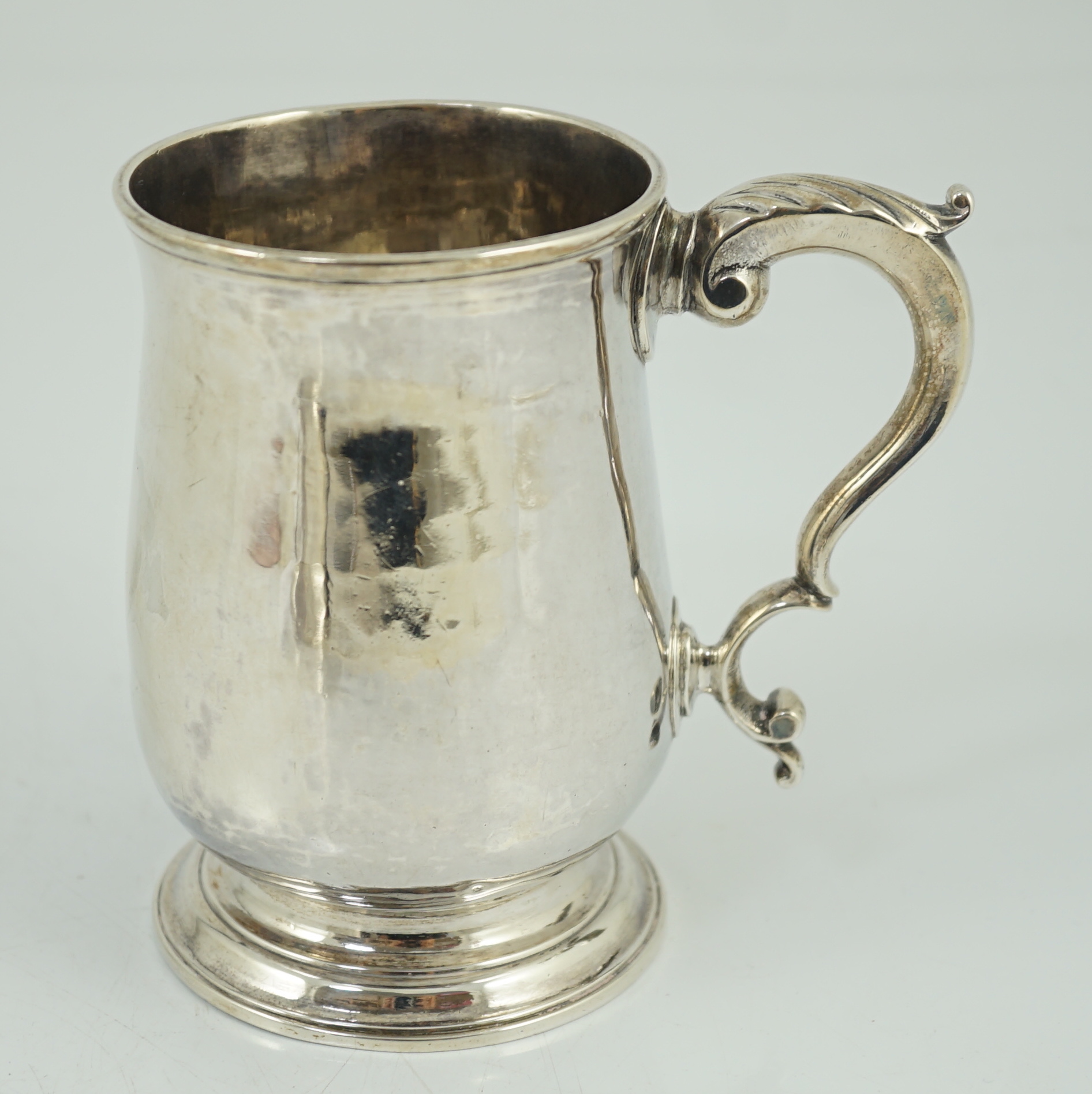 A George III silver baluster mug, by Thomas Wallis I